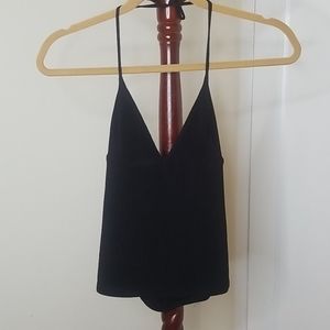 Black triangle top cami